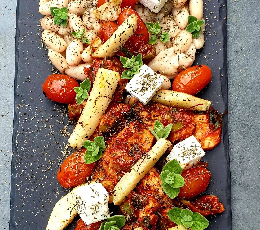 Saffron Chicken With Tomato, Feta And Wild Thyme Optifast